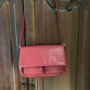 Liz Claiborne Red leather Shoulder Bag